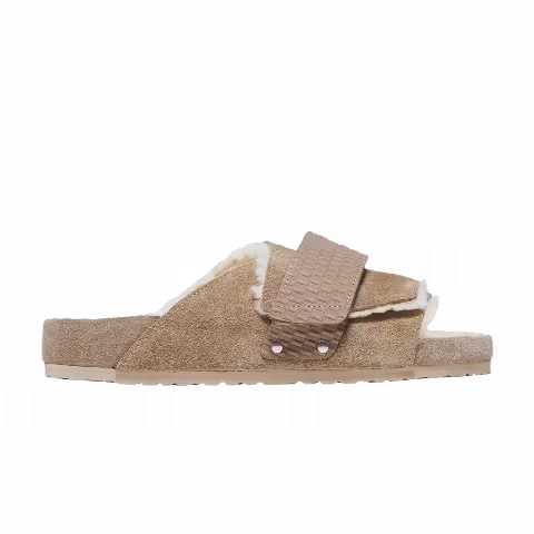 Kith x Birkenstock Kyoto VL Shearling 'Taupe'