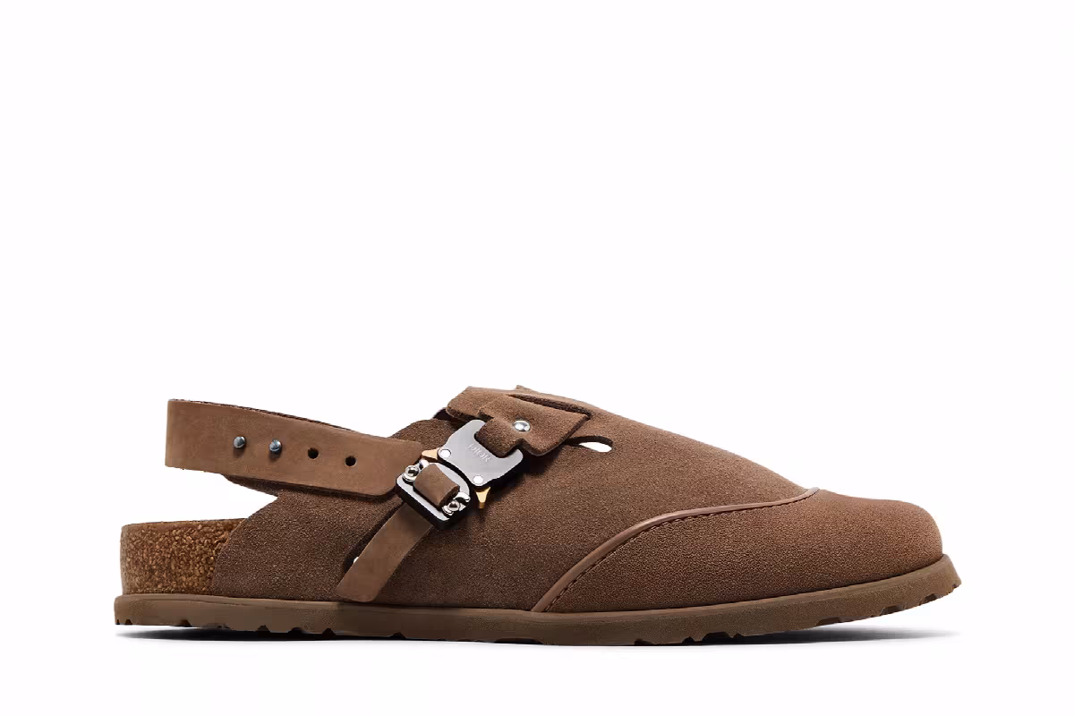 Dior x Birkenstock Tokio Mule Brown, view 2
