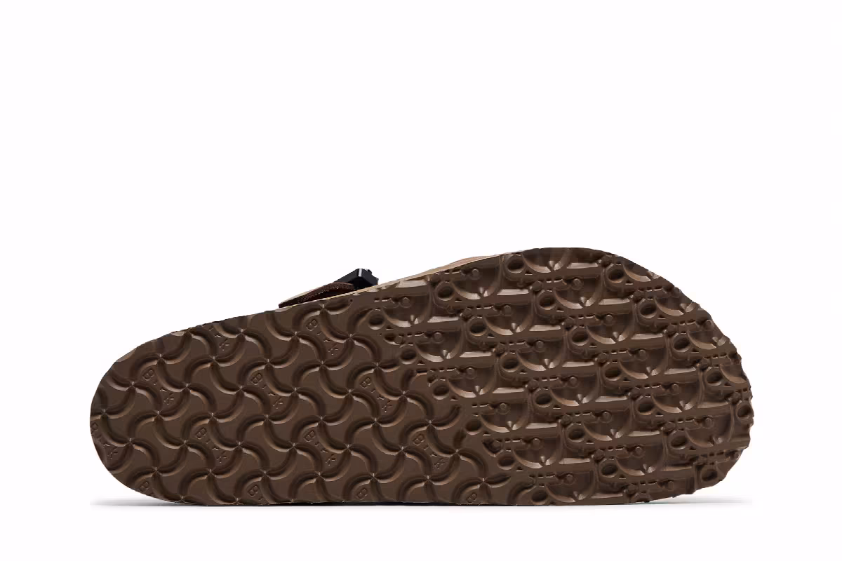 Dior x Birkenstock Tokio Mule Brown, view 5