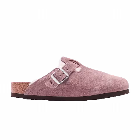 Kith x Birkenstock Boston Shearling 'Antler Taupe'