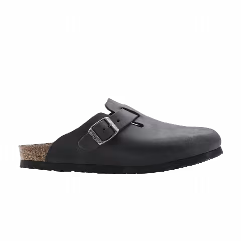 Birkenstock Boston Oiled Leather 'Black'