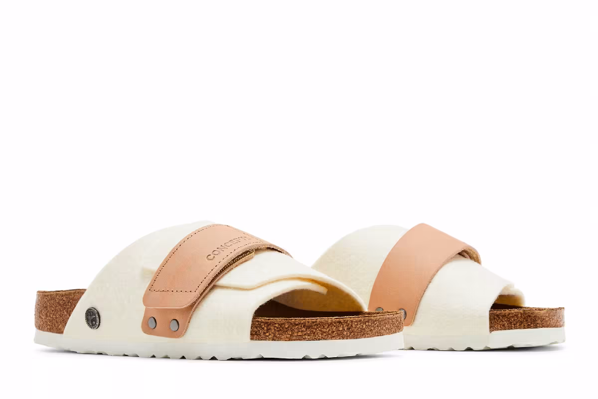 Concepts x Birkenstock Women's Kyoto White Felt, view 9