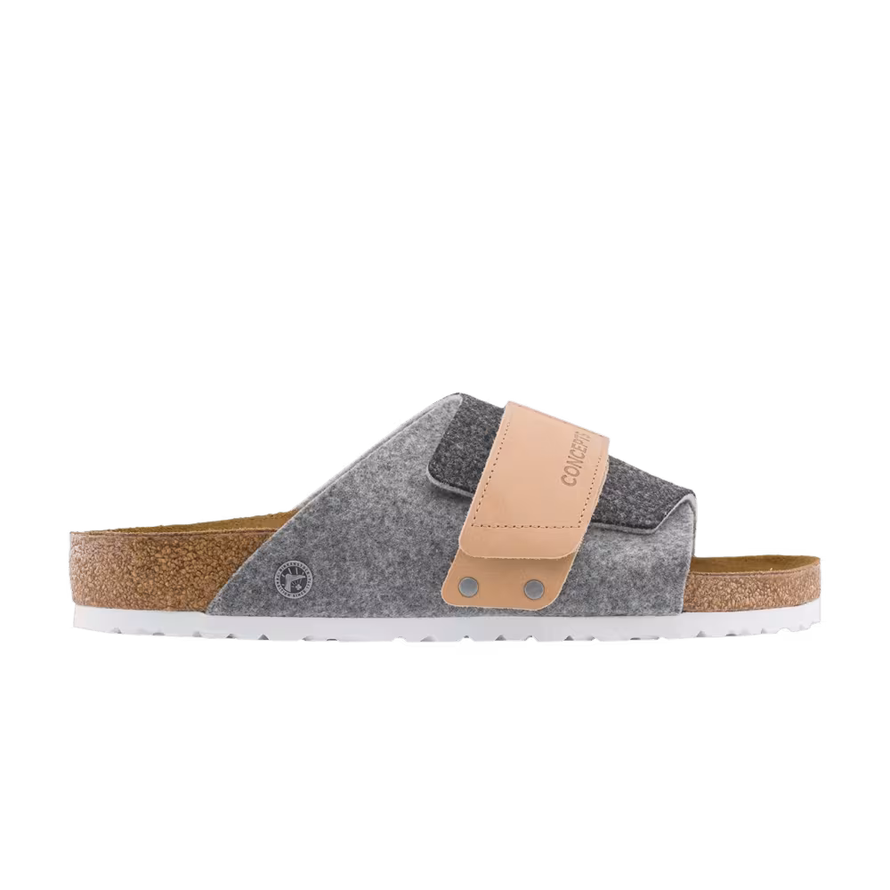 Birkenstock Concepts x Women's Kyoto Black Grey Felt