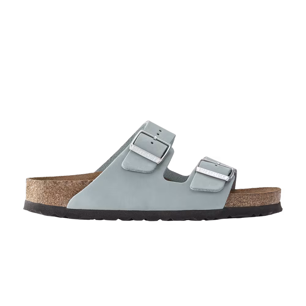 Birkenstock Women's Arizona Soft Footbed Narrow Faded Aqua