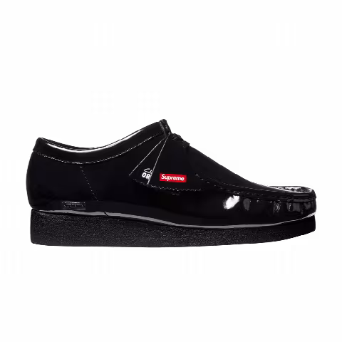 Clarks Supreme x Wallabee 'Patent Leather Pack - Black'