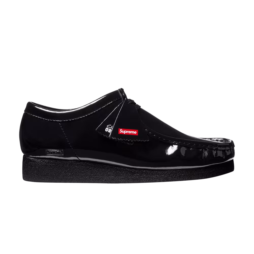 Clarks Supreme x Wallabee Patent Leather Pack - Black