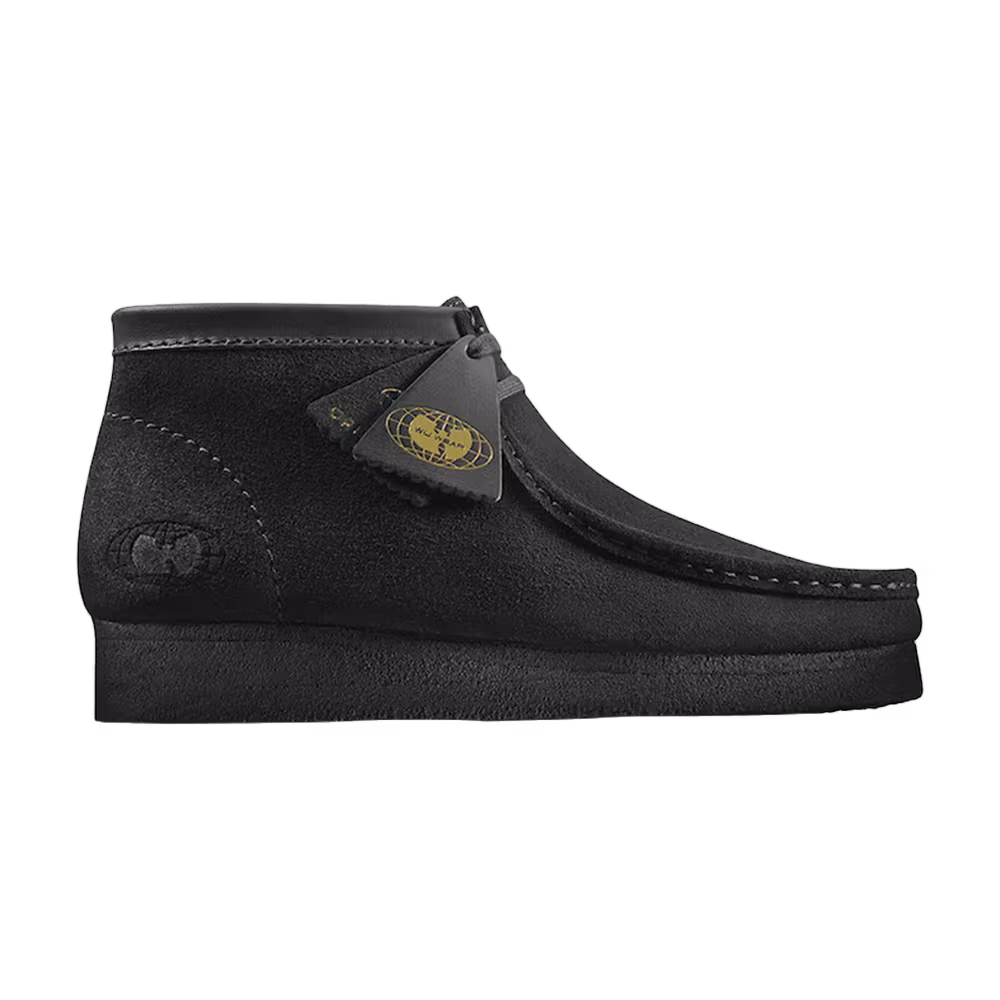 Wu Wear x Clarks Wallabee Black