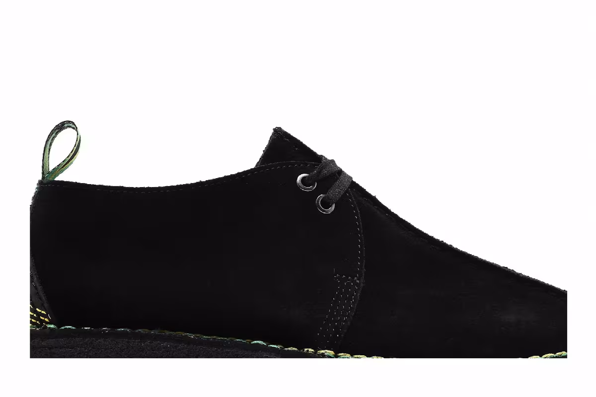 Jamaica x Clarks Desert Trek Black, view 3