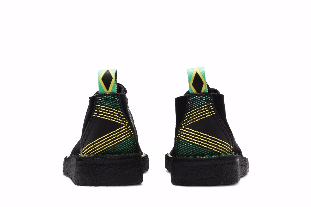 Jamaica x Clarks Desert Trek Black, view 7