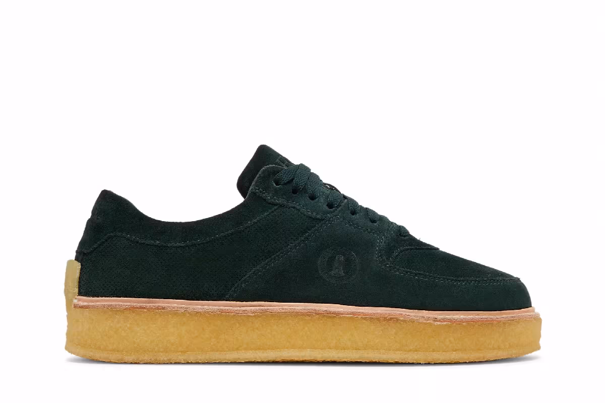 Kith x Clarks Sandford Suede Dark Teal, view 2