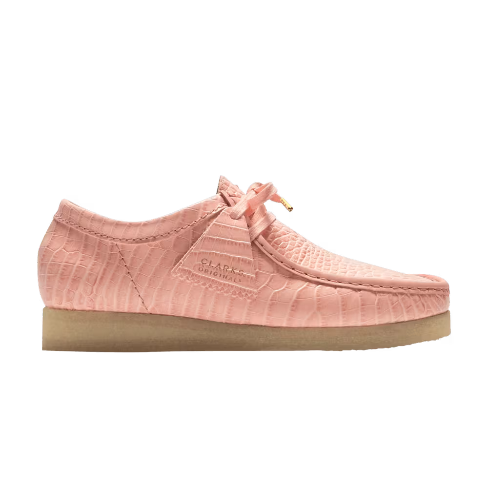 Packer Shoes x Clarks Wallabee Pink Croc