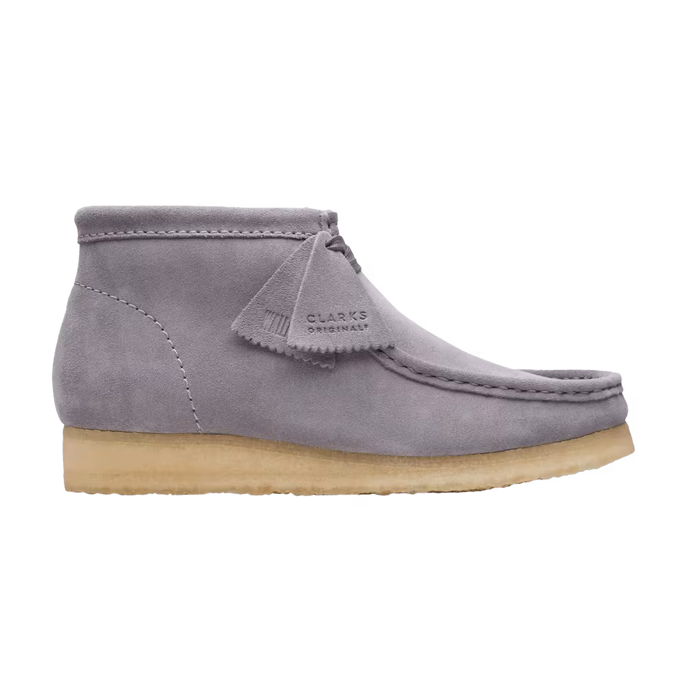 Clarks Wallabee Boot Grey Suede