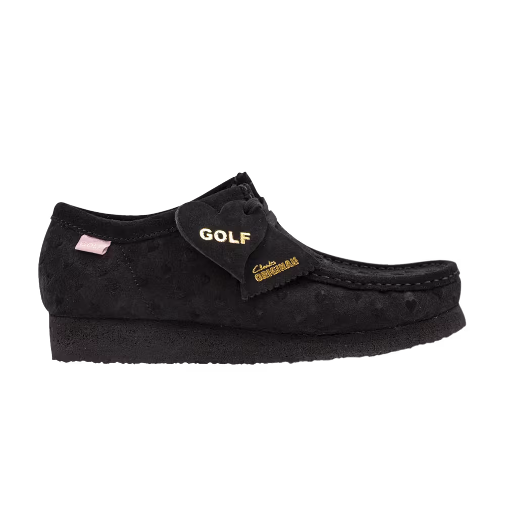 Golf Wang x Clarks Wallabee Black