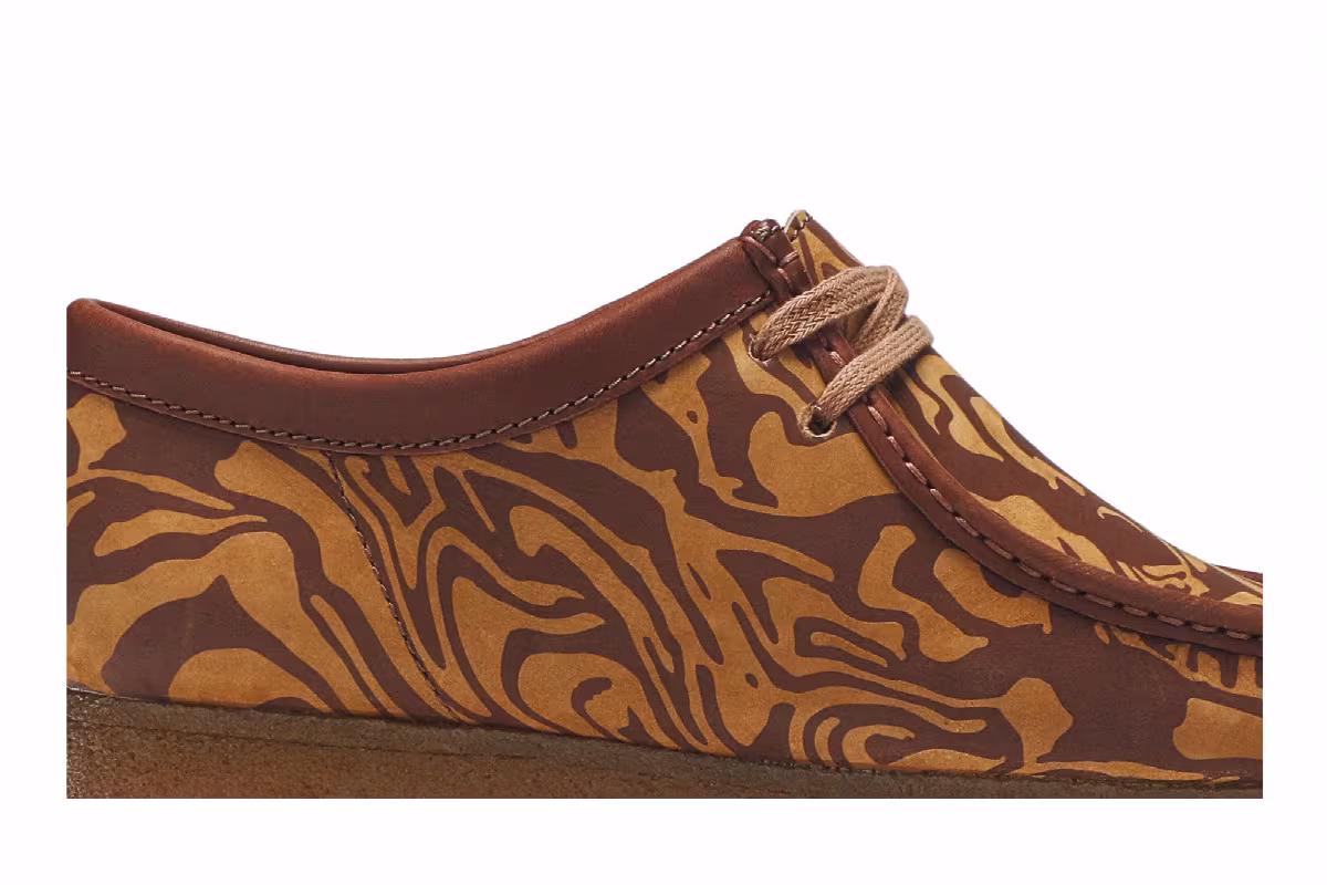 Wu Wear x Clarks Wallabee Caramel, view 3