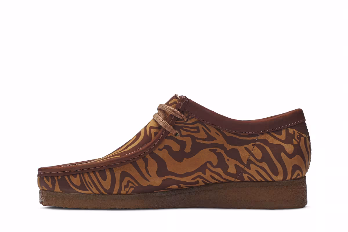 Wu Wear x Clarks Wallabee Caramel, view 4