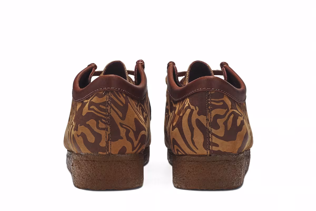 Wu Wear x Clarks Wallabee Caramel, view 7