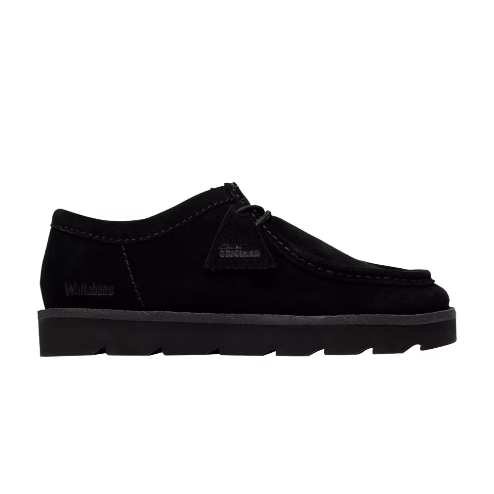 Clarks Meare Walla Black Suede