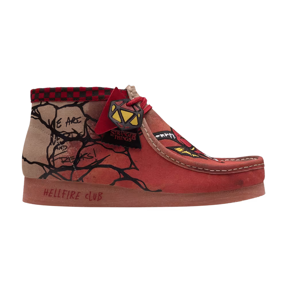 Clarks Stranger Things x Wallabee Evo The Upside Down
