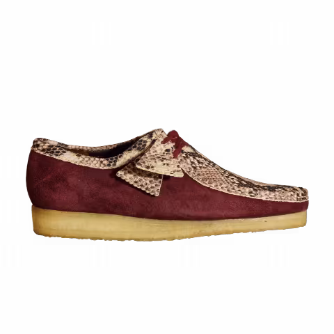 Concepts x Clarks Wallabee 'Snakeskin - Burgundy'