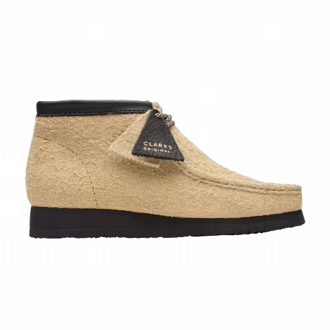 Clarks Wallabee Boot 'Maple Black Hairy Suede'