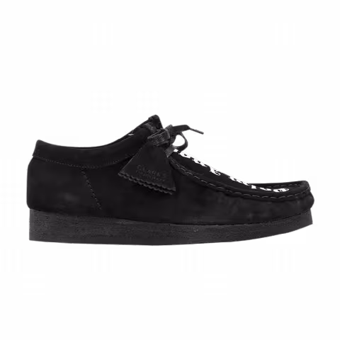 Palm Angels x Clarks Fringed Wallabee Moccasin 'Black'