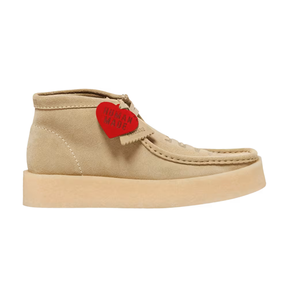 Human Made x Clarks Wallabee Made Beige