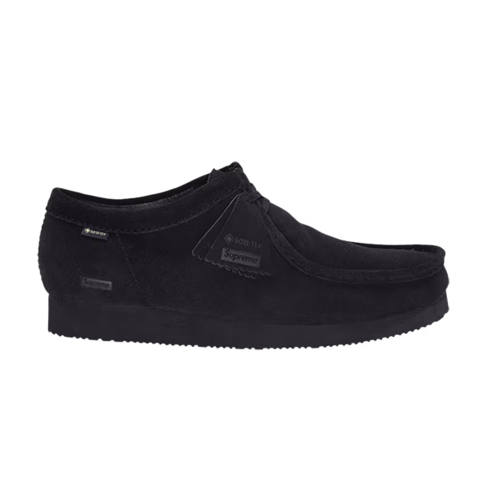 Supreme x Clarks Wallabee Black Suede