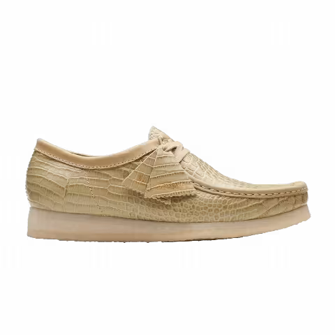 Clarks Wallabee 'Maple Croc'