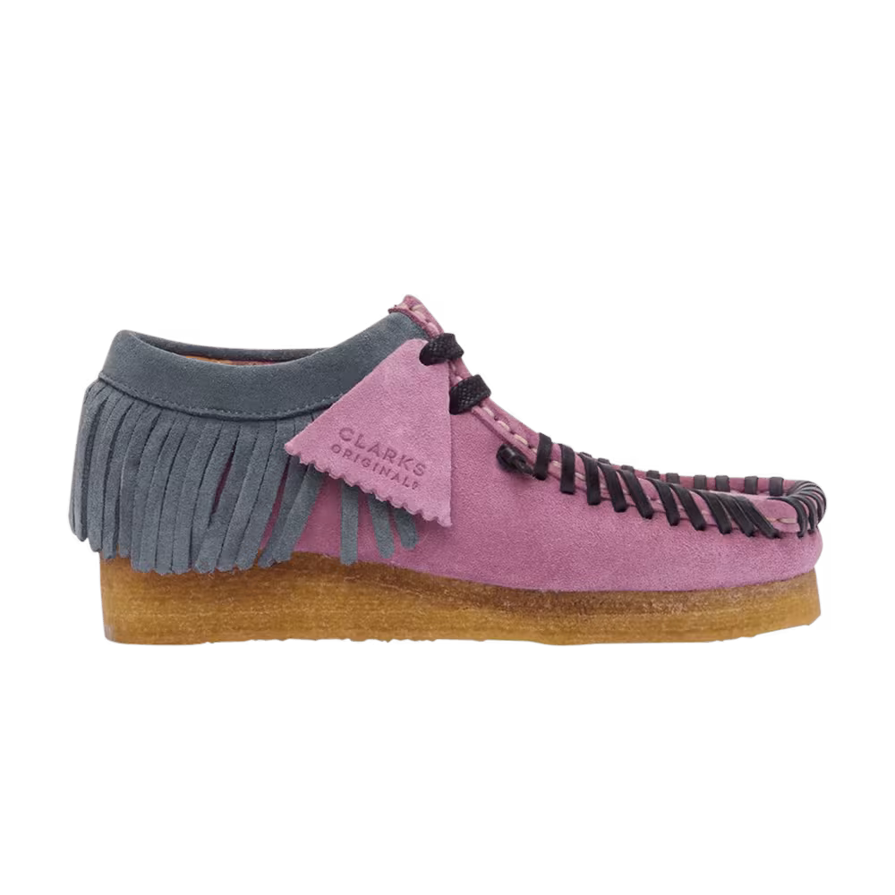 Palm Angels x Clarks Fringed Wallabee Moccasin Lilac
