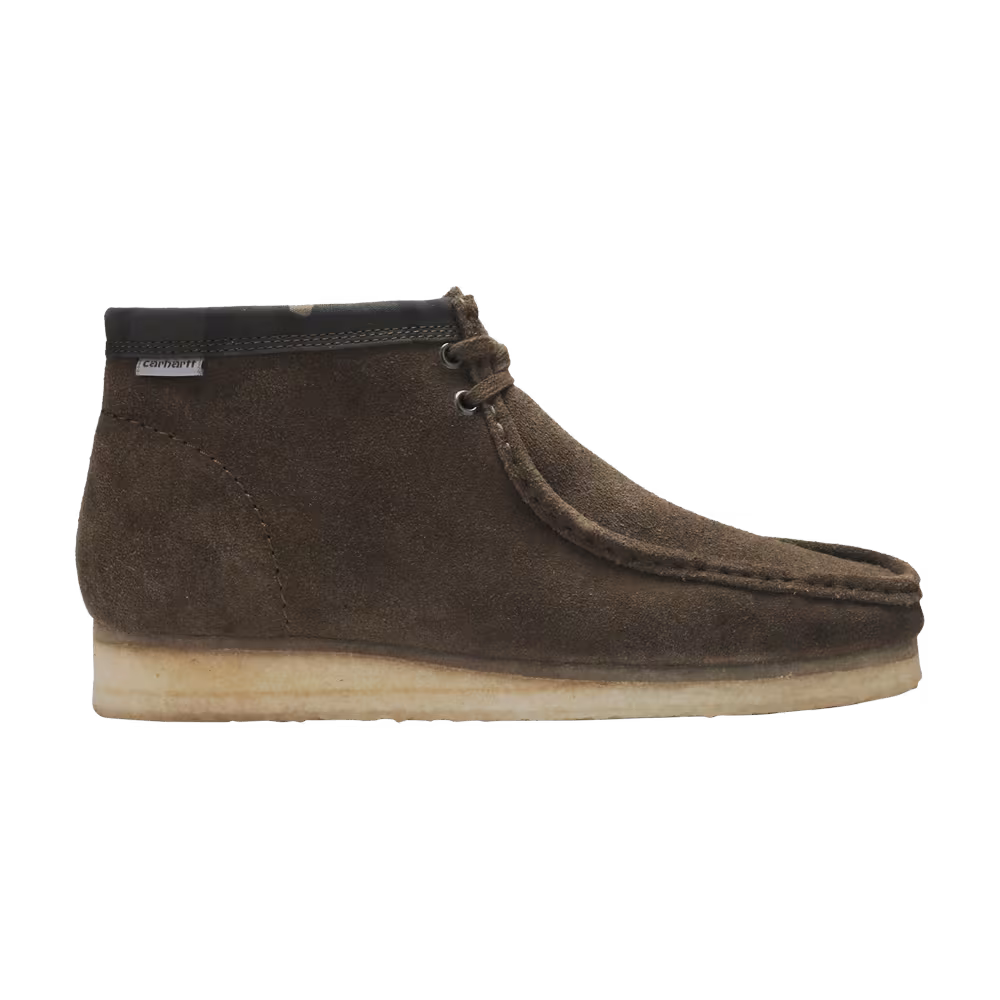 Clarks Carhartt WIP x Wallabee Olive Camo