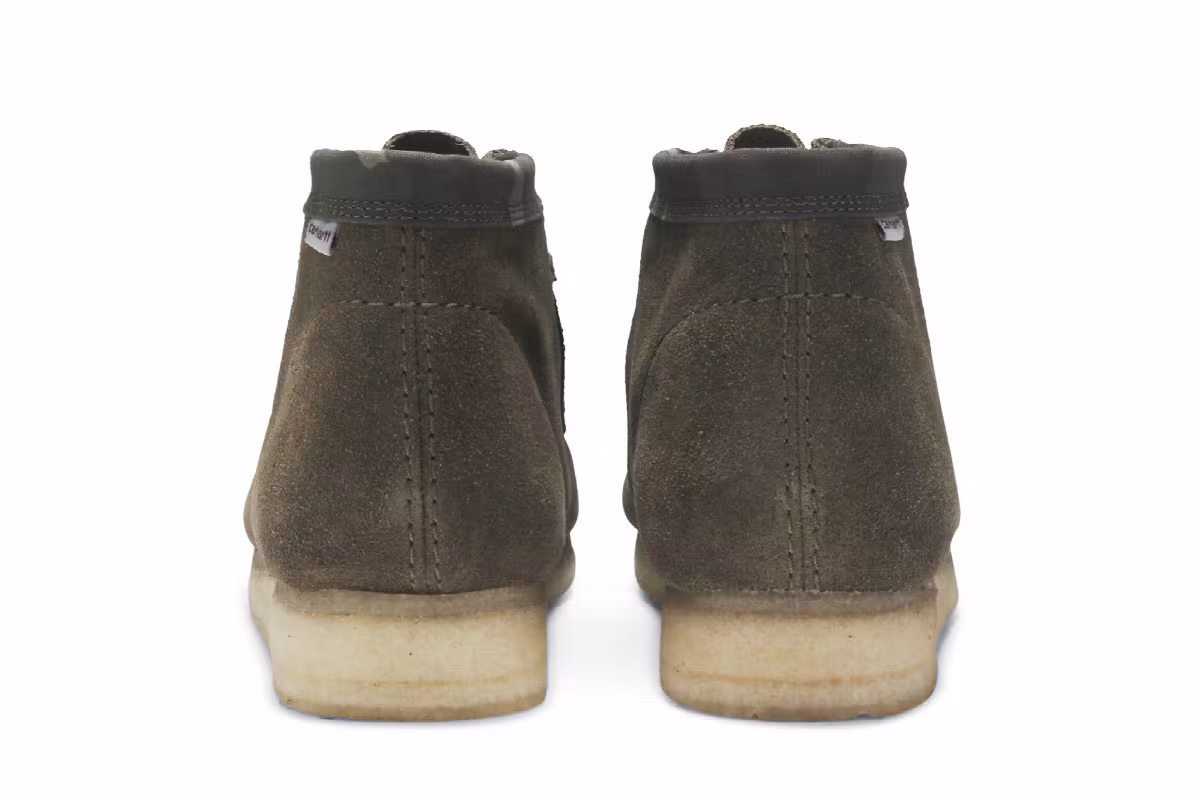 Clarks Carhartt WIP x Wallabee Olive Camo, view 7