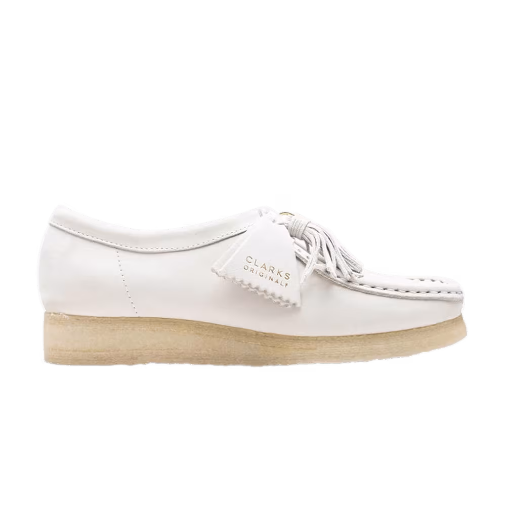 Clarks Women's Wallabee White Nubuck