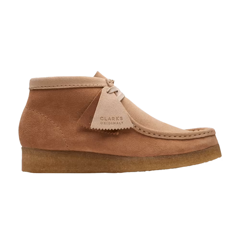 Clarks Women's Wallabee Boot Tan Combination