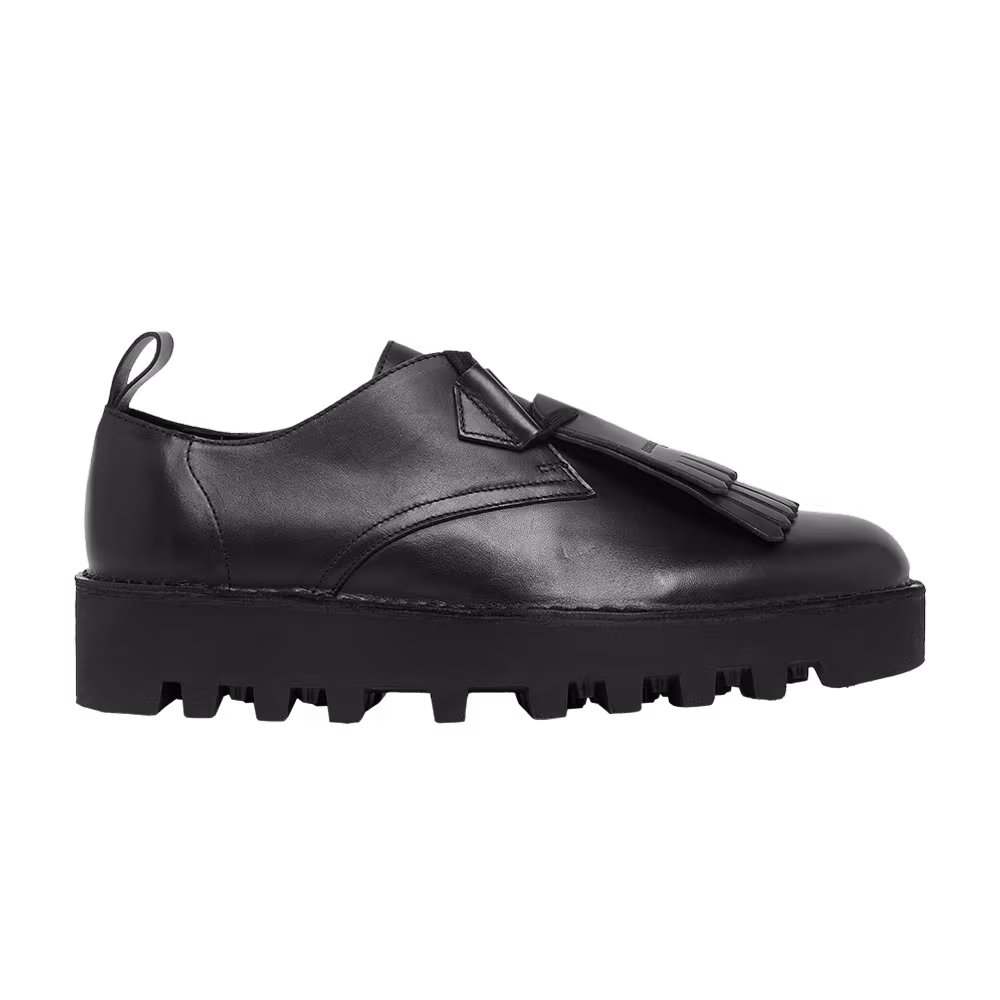 Engineered Garments x Clarks Desert Khan Black Smooth