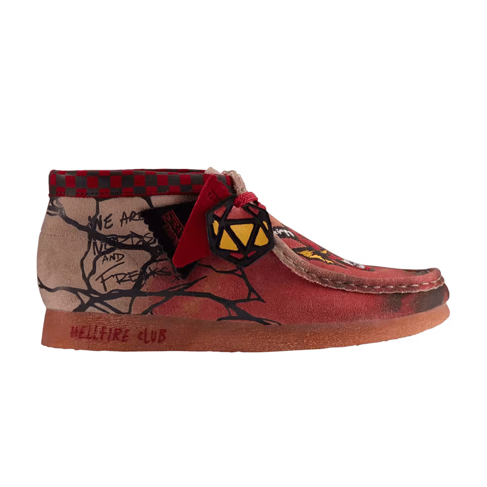 Clarks Stranger Things x Wallabee Big Kid The Upside Down