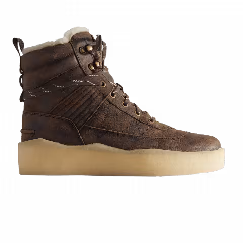 Ronnie Fieg x Clarks 8th Street Rushden 'Shearling Chocolate'