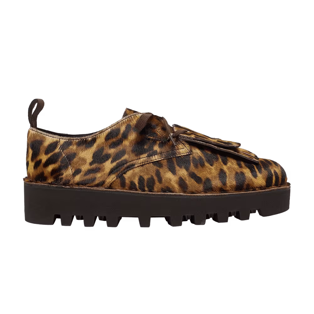 Engineered Garments x Clarks Desert Khan Leopard Print