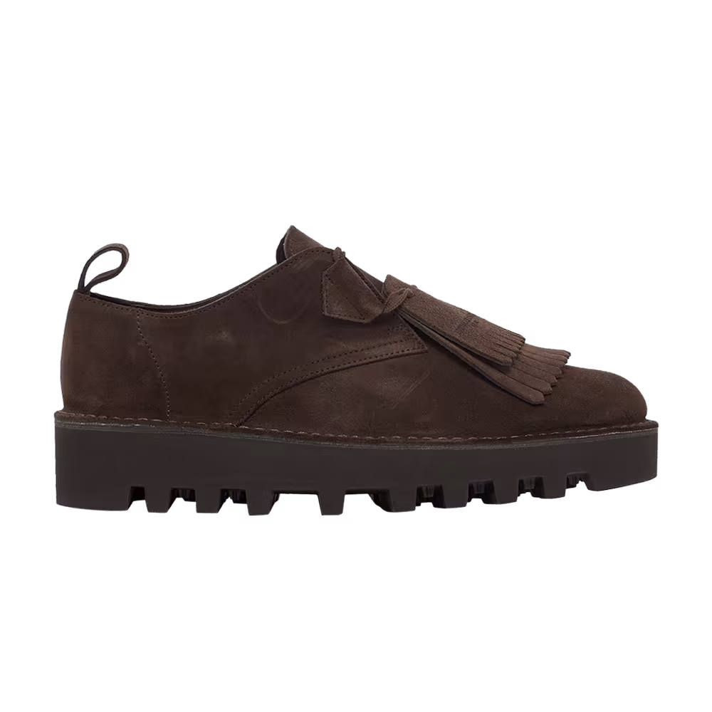 Engineered Garments x Clarks Desert Khan Brown Suede