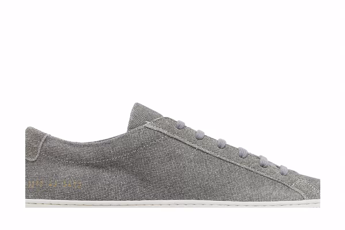 B.shop x Common Projects Achilles Low Patterned Suede - Dark Grey, view 3
