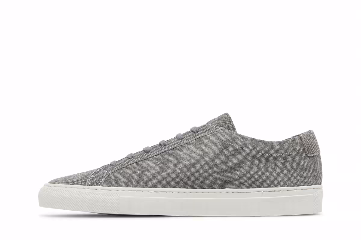 B.shop x Common Projects Achilles Low Patterned Suede - Dark Grey, view 4