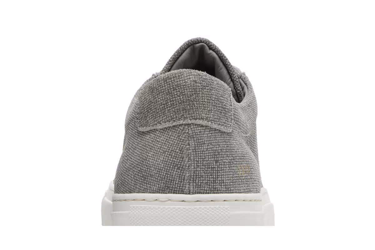 B.shop x Common Projects Achilles Low Patterned Suede - Dark Grey, view 8