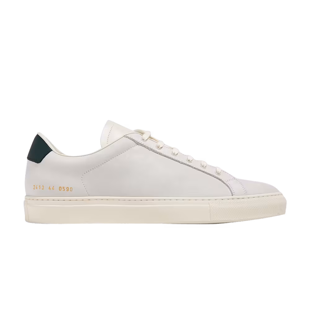 Common Projects Low White Green