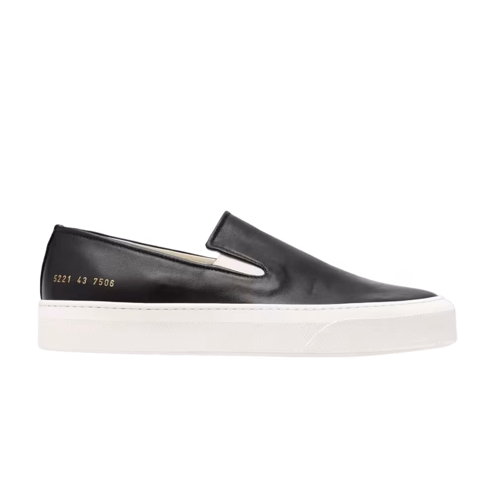 Common Projects Slip-On Black White