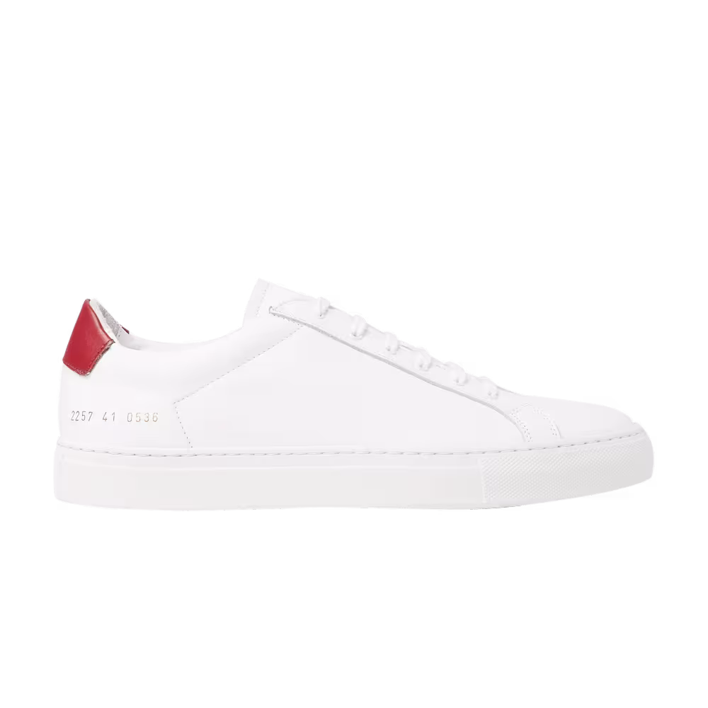 Common Projects Achilles Low White Red
