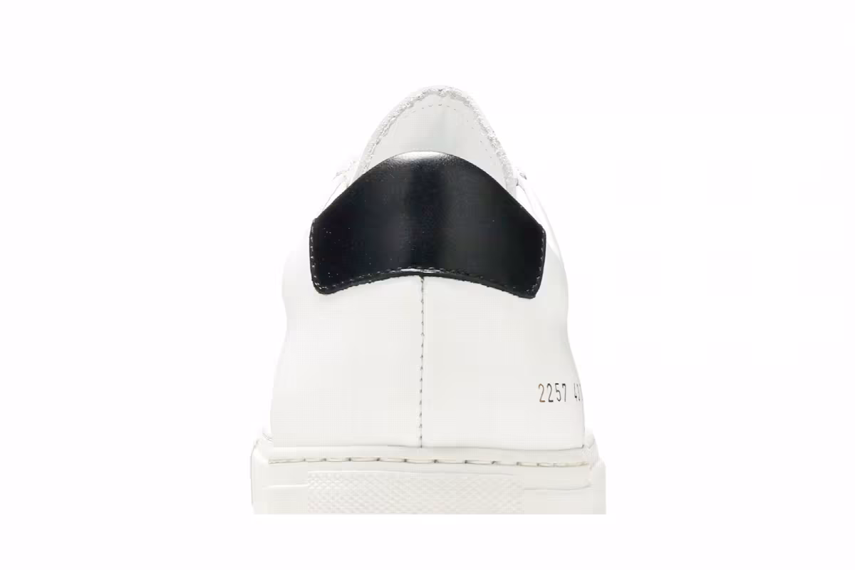 Common Projects Low White Black, view 8