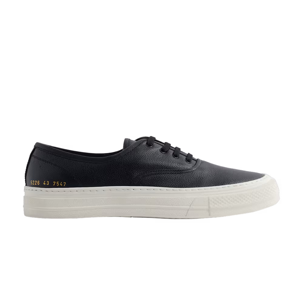 Common Projects Four Hole Lace-Up Black