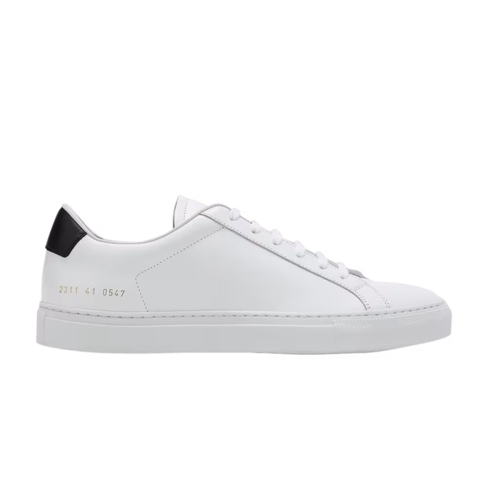 Common Projects Low White Black