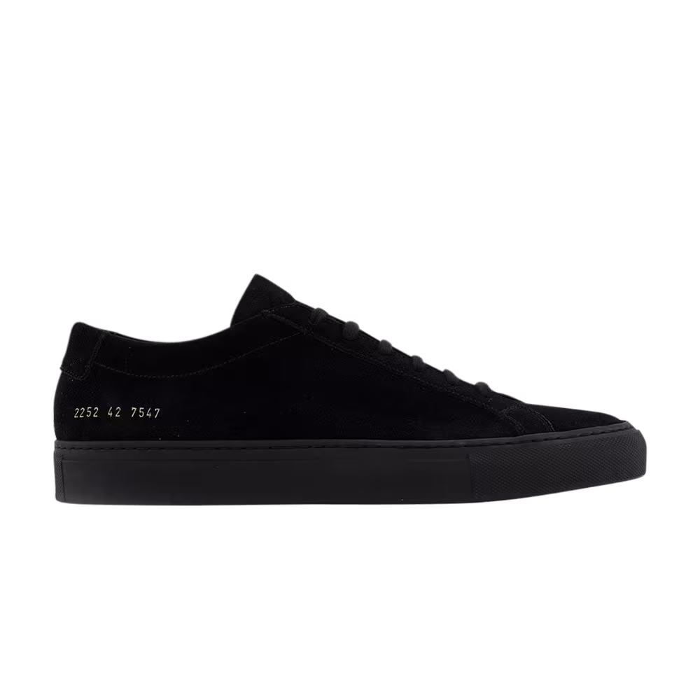 Common Projects Original Achilles Low Black Suede