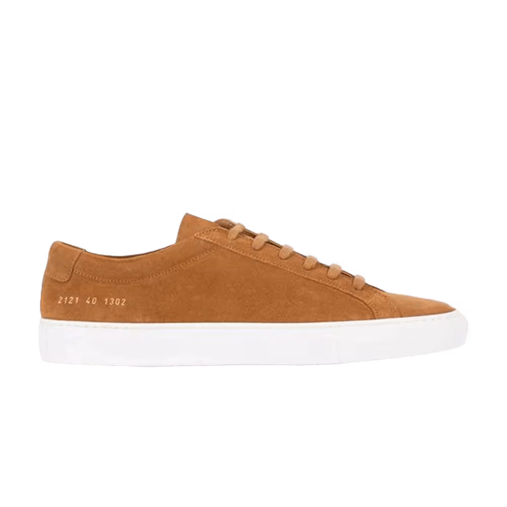 Common Projects Achilles Suede Low Tan