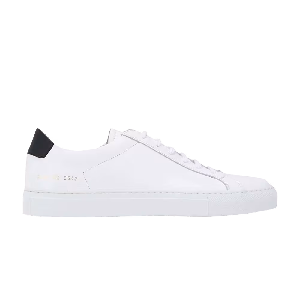 Common Projects Low White Black